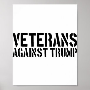 Veteranen gegen Trump Anti-trump Veteranen gegen Poster