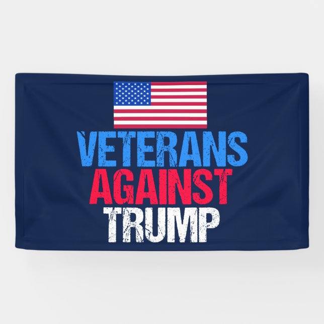 Veteranen gegen Trump Banner (Horizontal)