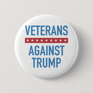 Veteranen gegen Trump Button