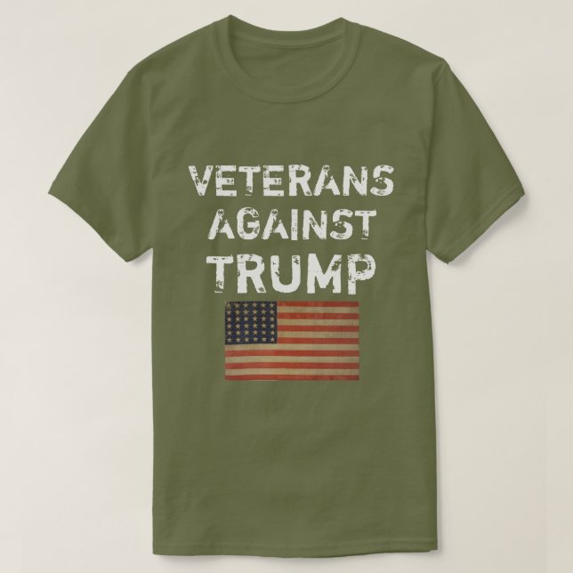 Veteranen gegen Trump-T - Shirt (Design vorne)