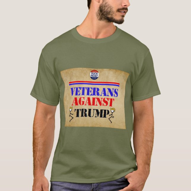Veteranen gegen Trump-T - Shirt (Vorderseite)