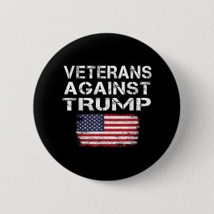 Veteranen gegen Trump-T-Shirt - Militär gegen Vete Button