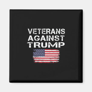 Veteranen Gegen Trump T-Shirt Militärveteranen Geg Magnet