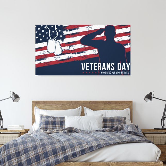 Veteranen  leinwanddruck (Insitu (Schlafzimmer))
