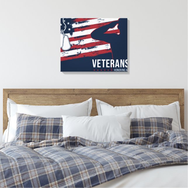 Veteranen  leinwanddruck (Insitu (Schlafzimmer))