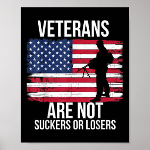 Veteranen sind nicht Sucker oder Verlierer Biden 2 Poster