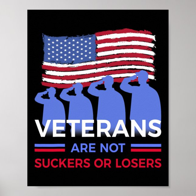 Veteranen sind weder Schläger noch Verlierer Poster (Vorne)