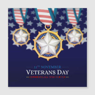 Veteranen-Tag  Magnetkarte