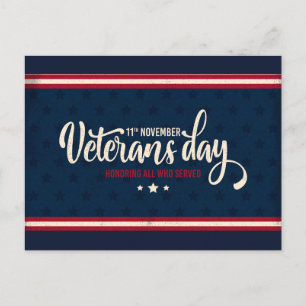 Veteranen-Tag-Postkarte Postkarte