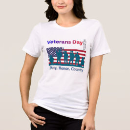 Veteranen-Tag Tri-Blend Shirt