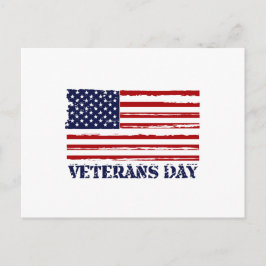 Veteranen-Tag und Morgencode Postkarte
