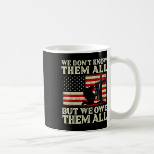 Veteranen Tag wir schulden ihnen Patriotic Veteran Kaffeetasse