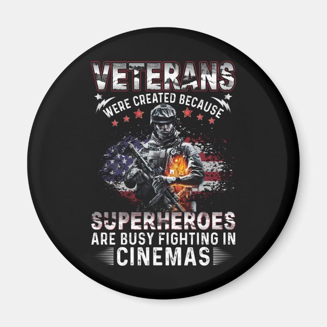 Veteranen, weil Superhelden beschäftigt Cinemas Ma Magnet (Vorne)