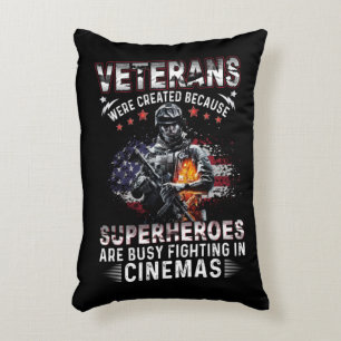 Veteranen, weil Superhelden in Cinemas beschäftigt Dekokissen