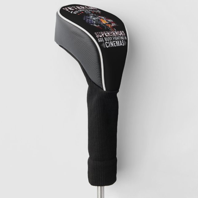Veteranen, weil Superhelden in Cinemas beschäftigt Golf Headcover (angewinkelt)