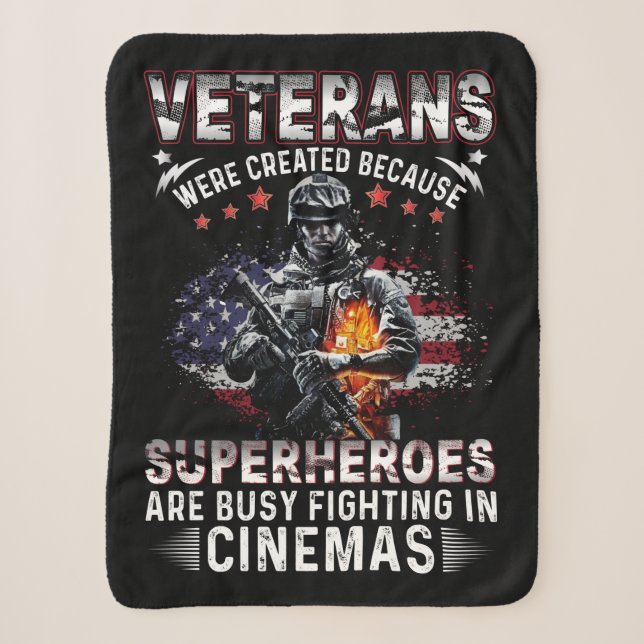 Veteranen, weil Superhelden in Cinemas beschäftigt Sherpadecke (Vorderseite)