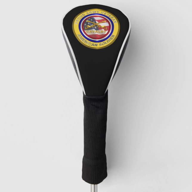 Veteranenkaval der Proud-Armee Golf Headcover (Vorderseite)