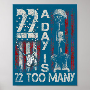 Veteranenleben Selbstmordbewusstsein Ptsd Veteran Poster