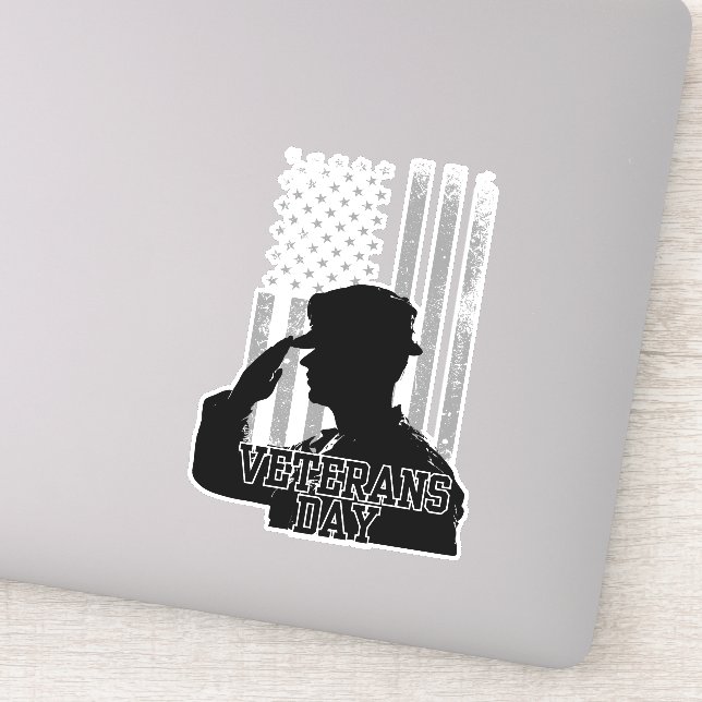 Veteranentag Aufkleber (Detail)