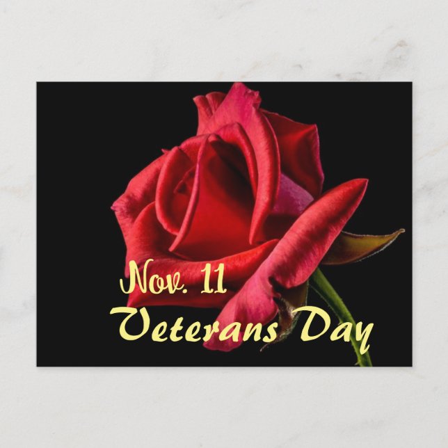 Veteranentag Postkarte (Vorderseite)