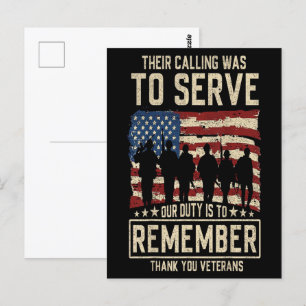Veteranentag, Veteranentag 2025, Veteranentag 2026 Postkarte