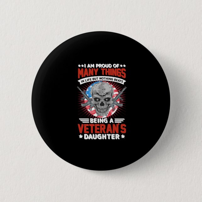 Veteranentochter Button (Vorderseite)