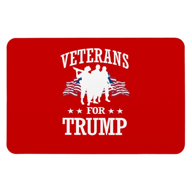 VETERANER FÜR TRUMP MAGNET (Horizontal)