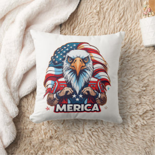 Veterans Day American Flag Merica Patriotic Eagle Kissen