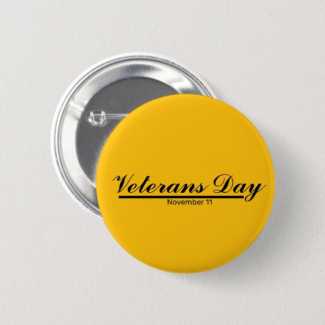 Veterans Day Buttons (Vorne & Hinten)