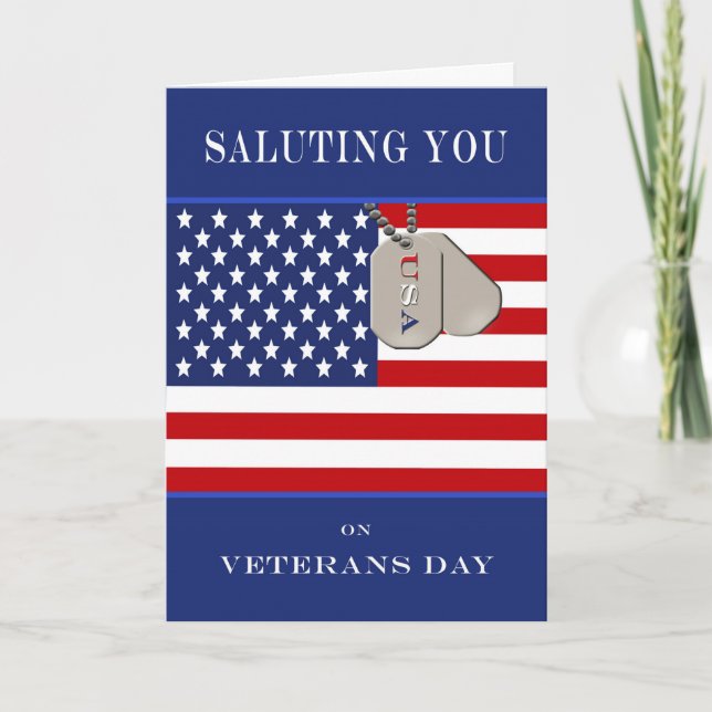 Veterans Day Card - Begrüßung Karte (Vorderseite)