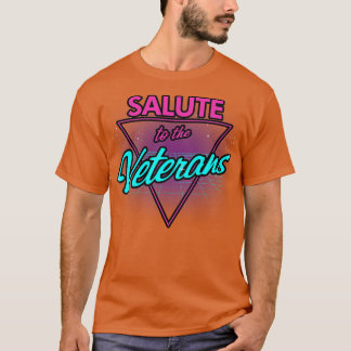 Veterans Day Retro 80er Jahre Rad Militärdiener Ra T-Shirt