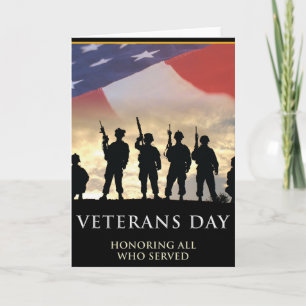 Veteran's Day USA Grußkarte Karte