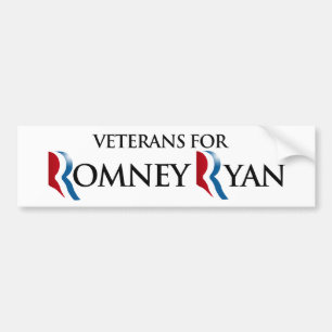 VETERANS FÜR ROMNEY RYAN.png Autoaufkleber