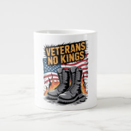 Veterans No Kings USA-Flagge Jumbo-Tasse