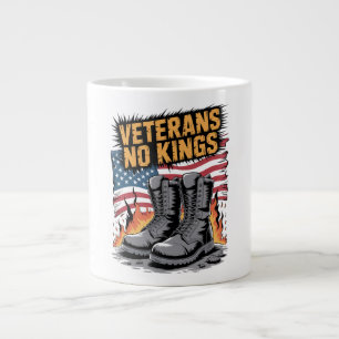 Veterans No Kings USA-Flagge Jumbo-Tasse