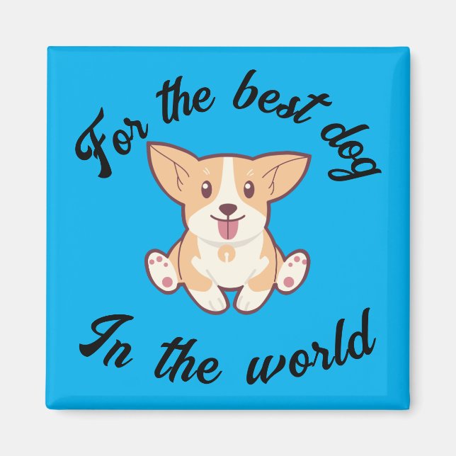 Vétérinaire de chien personnalisé Magnet vétérinai (Devant)