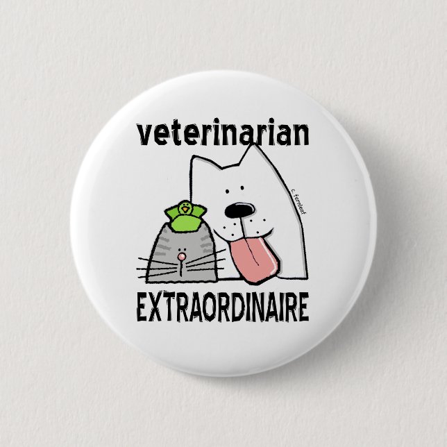 Veterinär-Sonderbeauftragter Button (Vorderseite)