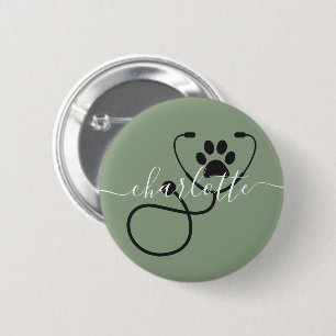 Veterinär-technischer Tierarztassistent Button