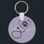 Veterinär-technischer Tierarztassistent Schlüsselanhänger<br><div class="desc">Custom Veterinary Veterinary Tech Vet Assistant - Dieses maßgeschneiderte Design ist ein großartiges Geschenk für jeden Tierarzt,  Tierarzt oder Tierärztin!</div>