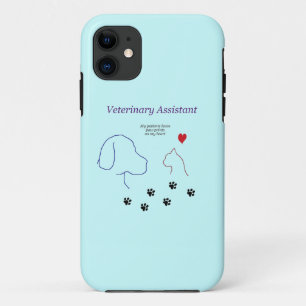 Veterinärassistent-Paw-Ausdruck auf meinem Herzen Case-Mate iPhone Hülle