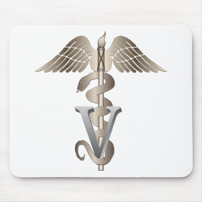 VeterinärCaduceus Mousepad (Vorne)