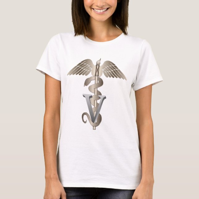 VeterinärCaduceus T-Shirt (Vorderseite)