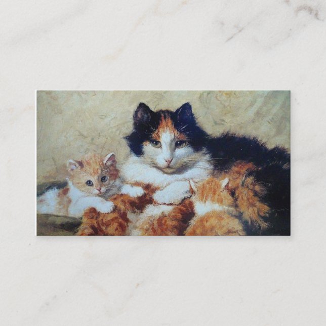 Veterinärklinik-Katzen-Boarding - doppelseitig Visitenkarte (Vorderseite)