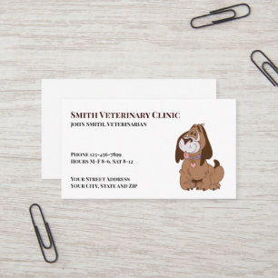 Veterinärklinische Visitenkarte