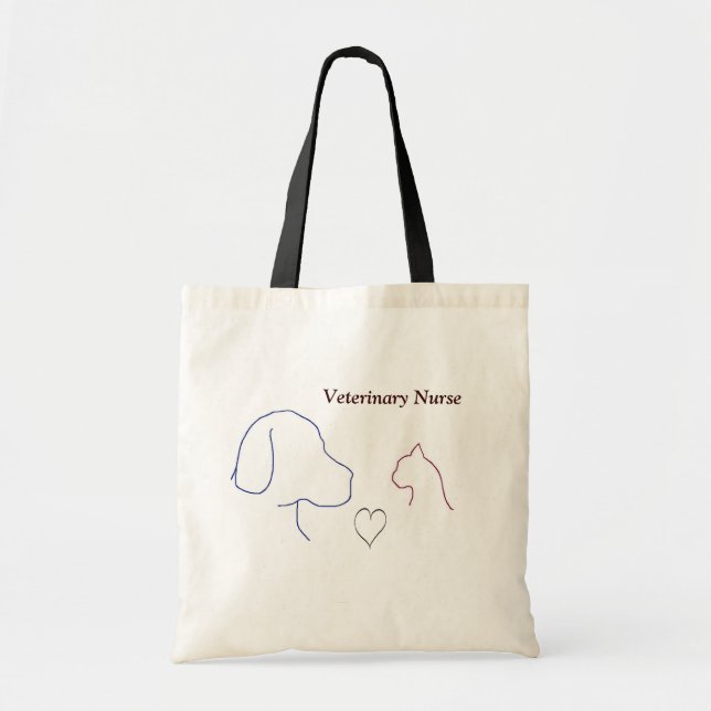 Veterinärkrankenschwester kundengerecht tragetasche (Vorne)
