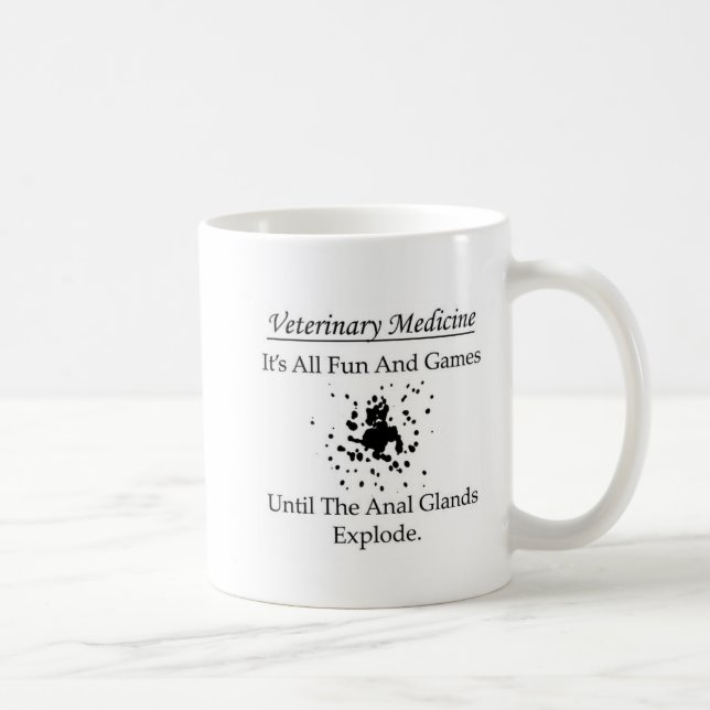 Veterinärmedizin - es ist aller Spaß und Spiele Kaffeetasse (Rechts)