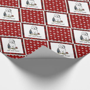Veterinärmedizinisch Alte Englisch Schafhund Niedl Geschenkpapier