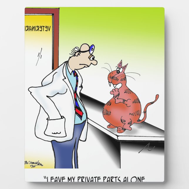Veterinärmedizinischer Cartoon 9480 Fotoplatte (Vorderseite)