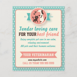 Veterinärmedizinischer Flyer