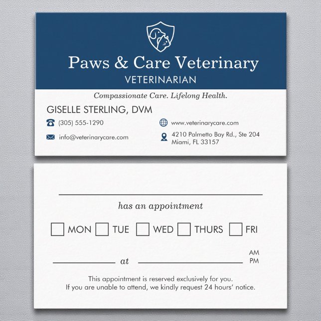 Veterinärmedizinisches Veterinär-Heimtieramt Ernen Visitenkarte (Von Creator hochgeladen)